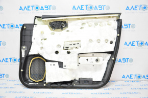 Capacul ușii, cartela frontală stânga Infiniti JX35 QX60 13- piele neagră, uzată