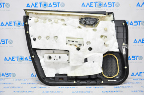 Capacul ușii cartela dreapta față Infiniti JX35 QX60 13- piele neagră, zgârieturi