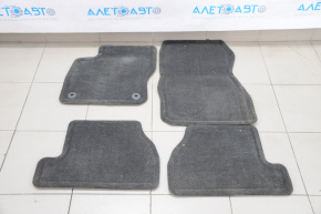 Set de covorașe pentru interiorul mașinii Ford Focus mk3 11-18, material textil, negru