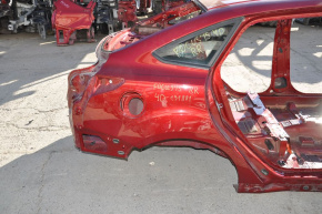 Aripa spate dreapta Ford Focus mk3 11-18 4d roșie pe caroserie.