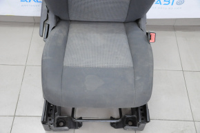 Scaun de pasager Jeep Patriot 11-17 fără airbag, manual, material textil negru.