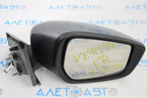 Oglindă laterală dreapta Nissan Versa 12-19, 3 pini, grafit