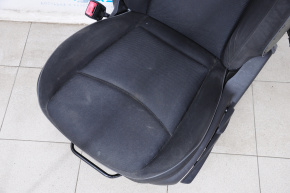 Scaun șofer Fiat 500X 16-18 fără airbag, manual, material textil negru-cenușiu, uzat