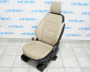 Scaun șofer Ford Escape MK4 20-22 fără airbag, electric, piele bej cu negru.