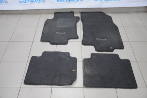 Set de covorașe Nissan Rogue 14-20, material textil negru.