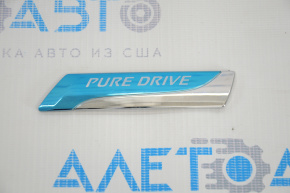 Emblema PURE DRIVE a capacului portbagajului Nissan Versa 12-19 SUA