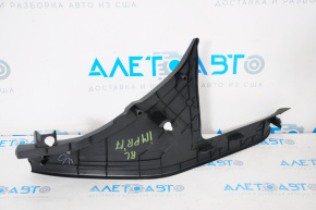 Накладка порога задняя левая Subaru Impreza 17-23 GK черная