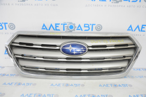 Решетка радиатора grill Subaru Outback 15-17 с эмблемой