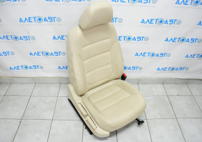 Scaun de pasager pentru VW Jetta 11-18 SUA fără airbag, manual, piele bej