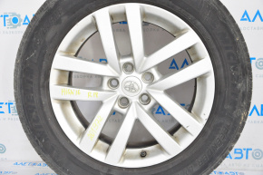 Roată de 18 inch pentru Toyota Highlander 14-19, tip 3, gri, cu margine ușoară.