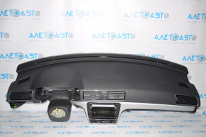 Panoul frontal al torpilei fără AIRBAG VW Passat b8 16-19 SUA negru