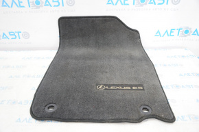 Covorul din fața dreapta al salonului pentru Lexus ES300h ES350 13-18, material textil, negru.