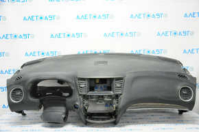 Торпедо передняя панель без AIRBAG Infiniti JX35 QX60 13-15 дорест черн