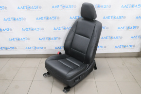 Scaun șofer Lexus ES300h ES350 13-18 fără airbag, electric, piele neagră.