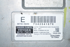 Asamblarea transceiverului, telematica Lexus RX350 RX450h 10-15