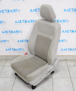 Водительское сидение Toyota Camry v50 12-14 usa без airbag, механич, тряпка, серое