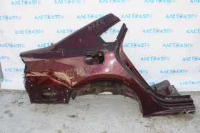 Aripa spate dreapta VW Passat b7 12-15 USA, culoare bordo, cu lovituri.