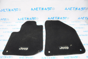 Set de covorașe pentru interiorul mașinii Jeep Cherokee KL 14- material textil negru