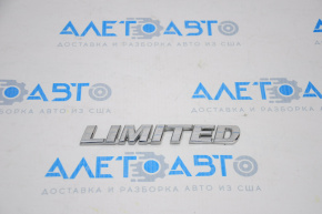 Emblema cu inscripția "LIMITED" de pe ușa portbagajului Toyota Highlander 14-19.