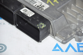 Блок ECU компьютер двигателя Hyundai Sonata 15-19 2.4 надлом фишки