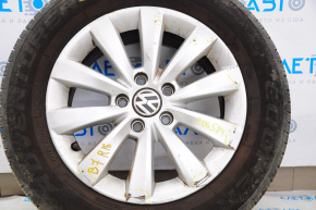 Roată de 16 inch, 5*112 VW Passat b7 12-15 USA, zgârieturi și ciobituri.