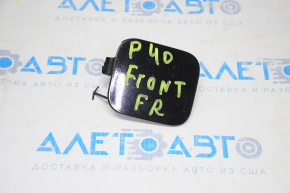 Capacul de tractare a cârligului de remorcare din partea dreapta a bara de protecție față Toyota Prius V 12-14 pre-restilizare.