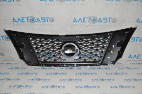 Grila radiatorului Nissan Pathfinder 13-16 pre-restilizare fără cameră cu emblema nouă OEM originală