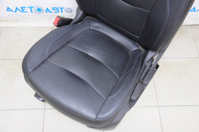 Scaunul șoferului Chevrolet Volt 16- cu airbag, manual, piele neagră.