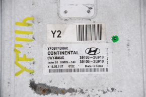 Blocul ECU al calculatorului motorului Hyundai Sonata 11-15 hibrid