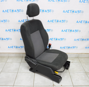 Scaun de pasager Jeep Patriot 11-17 fără airbag, manual, material textil negru