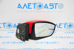 Oglindă laterală dreapta Ford Focus mk3 11-14 pre-restilizare SUA 7 pini, semnalizator, roșu