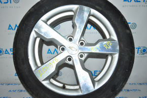 Диск колесный R17 x 7J 5*115 Chevrolet Volt 11-15 мат с полированным центром, бордюрка