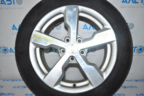 Диск колесный R17 x 7J 5*115 Chevrolet Volt 11-15 мат с полированным центром, бордюрка