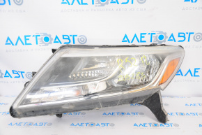 Far stânga față Nissan Pathfinder 13-16 pre-restilizare, halogen, necesită polizare.