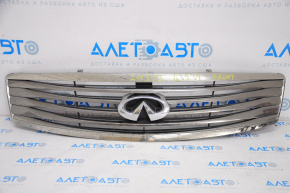 Решетка радиатора grill Infiniti G35 4d 06-09 полез хром