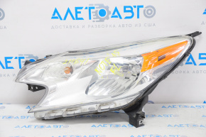 Far stânga față Nissan Versa Note 13-16, gol, fără ornament