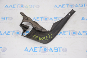 Накладка губы переднего бампера правая Nissan Versa Note 13-19