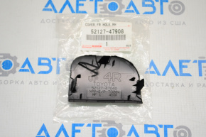 Capacul carligului de tractare din bara fata dreapta Toyota Prius 30 12-15, nou, original OEM.