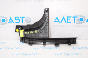 Capacul pragului din spate stânga interior Hyundai Elantra AD 17-20 negru