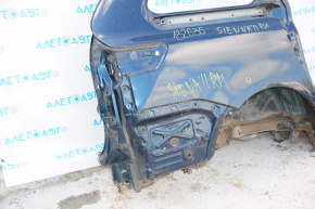 Aripa spate dreapta a un sfert Toyota Sienna 11-12 fără BSM, albastru, cu o lovitura