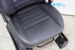 Scaun de pasager Ford C-max MK2 13-18 cu airbag, manual, piele neagră