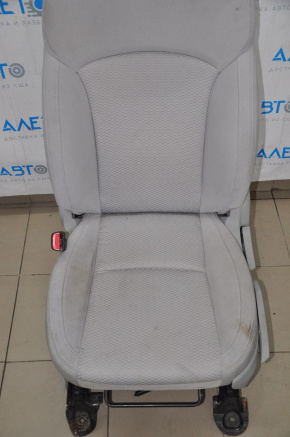 Scaun șofer Subaru Forester 14-18 SJ fără airbag, manual, material textil, gri.