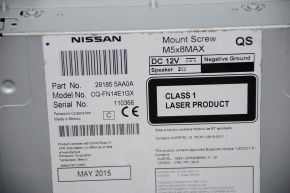 Monitor, display, navigație Nissan Murano z52 15- zgârietură pe buton.