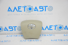 Подушка безопасности airbag в руль водительская Toyota Sienna 11-16 бежевая