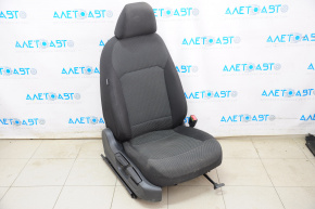 Scaun de pasager VW Passat b8 16-19 SUA fără airbag, manual, material textil negru.