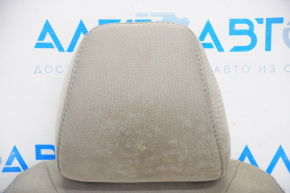 Scaun de pasager Ford Fusion mk5 17-20 fără airbag, manual, material textil gri, nevoie de curățare chimică, ruginit.