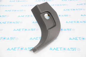 Capacul stâlpului frontal stânga jos Ford Focus mk3 11-18 negru, zgârietură