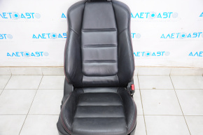 Scaun de pasager Mazda 6 13-15 cu airbag, grand touring, electric, piele neagră cusută în roșu