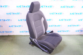 Scaun pasager Chevrolet Camaro 16- fără airbag, electric, textil, negru-gri, uzat