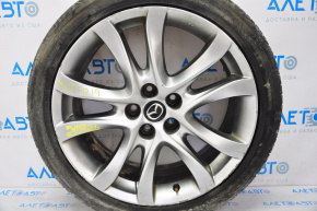 Roată de 19 inch, 5*114,3 Mazda 6 13-21 Grand Touring, gri, cu jantă, crăpată.